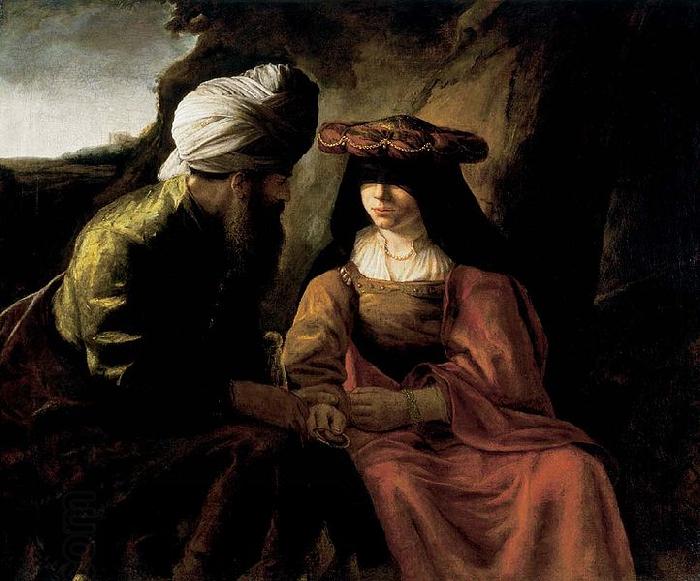 Rembrandt Peale Judah and Tamar oil painting picture